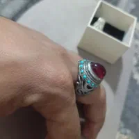 انگشتر عقیق نقره