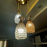 لوستر زیبا وشیک|لوستر و چراغ آویز|مشهد, هفت تیر (آب و برق)|دیوار