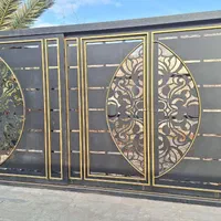 درب ریلی دولنگه و سه لنگه آهنی cnc|مصالح و تجهیزات ساختمان|قم, شهرک قدس|دیوار