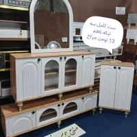 ست عروس کنسول با آینه میزتلویزیون جاکفشی جلومبلی|میز تلویزیون|قم, قلعه کامکار|دیوار
