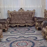 مبل سلطنتی 9نفره|مبلمان خانگی و میز عسلی|محمدشهر, محمدشهر|دیوار