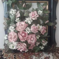 تابلو گل مصنوعی در حد نو