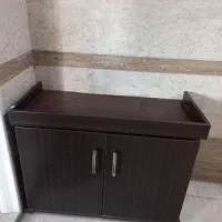 جاکفشی قهوه ای جنس MDF