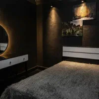 سرویس خواب دونفره ملامینه با گارانتی|تخت و سرویس خواب|مشهد, گرجی علیا|دیوار