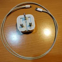 شارژر آیفون اصلی+سیم شارژر