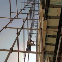 نصای داربست حرفه یی و با لوله لوازم خودتان.