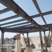 جوشکاری( اسکلت فلزی اجرای کامل شیروانی)