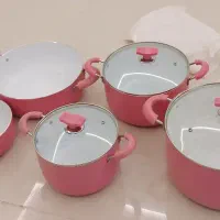 اکبند جهیزیه قابلمه سوفله خوری ارام پز کریستال