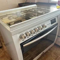 فروش گاز فر دار تاکنو سفید پنج شعله