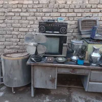 کلکسیونی و مصرفی ورشاب برنجی گاز تلوزیون لباسشویی