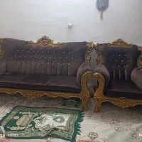 مبل سلطنتی 7 نفره همراه با میز عسلی|مبلمان خانگی و میز عسلی|پاکدشت, پاکدشت (مامازند)|دیوار