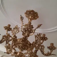 لوستر برنجی|لوستر و چراغ آویز|تهران, اتابک|دیوار