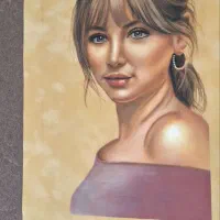 طراحی‌ چهره‌ سیاه‌ قلم‌ و‌ رنگی