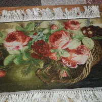 ۲ عدد تابلو فرش دستباف|تابلو فرش|تهران, صد دستگاه|دیوار