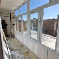 بالکن پی وی سی درب وپنجره|مصالح و تجهیزات ساختمان|تبریز, |دیوار