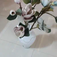 گلدان وگل مصنوعی