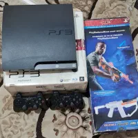 پی اس تری ps3 500G به همراه تفنگ موو ودوربین مخصوص