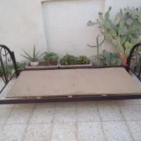 تخت یک نفره فلزی|تخت و سرویس خواب|قنوات, |دیوار