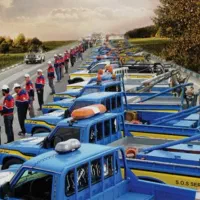 یدک‌کش امداد خودرو جرثقیل چرخگیر