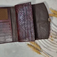 کیف پول های چرم طبعی دستدوز|کیف، کفش، کمربند|کاشان, شهرک امیرالمومنین|دیوار