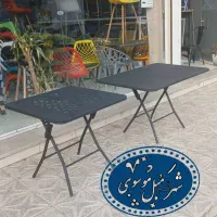 صندلی پلاستیکی/میزتاشو شیشه ای فلزی پلاستیکی*میز5w|میز و صندلی غذاخوری|کرج, شهرک سهرابیه|دیوار