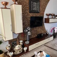پشت تی وی  و دکوری