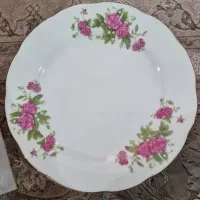 بشقاب قدیمی گل سرخی|کلکسیون اشیاء عتیقه|تهران, تهرانسر غربی|دیوار