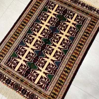 قالیچه دستباف ترکمن قدیم بافت