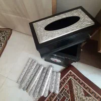 سطل زباله و جادستمال کاغذی