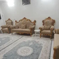 سرویس مبل ۸نفره همراه ۴ میزبان(۱۲نفره)همراه عسلی|مبلمان خانگی و میز عسلی|شهریار, شهریار|دیوار