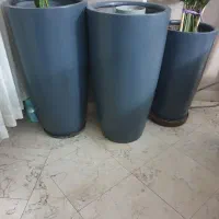 گلدان پلاستیک فشرده بزرگ