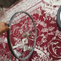 دوعدد رینگ ۲۴ یکی عقب لاستیک و تویپ دار|دوچرخه، اسکیت، اسکوتر|نگین شهر, |دیوار