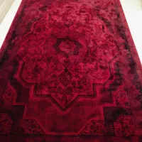 فرش زرشکی صورمه ای زیبا