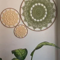 دیوارکوب های زیبا و شیک قلاب بافی