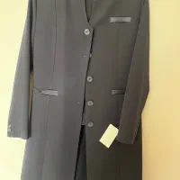 مانتو و شلوار اداری سورمه ای