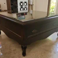 میز جلو مبلی کشو دار چوبی