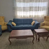 مبلمان ۸ نفره|مبلمان خانگی و میز عسلی|اهواز, کوی بشارت|دیوار