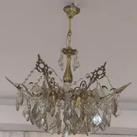 لوستر هشت شاخه برنز کاملا نو