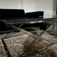 میز وسط پایه استیل