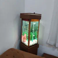 آکواریوم ایستاده زیبا کم جا