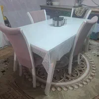 غذاخوری 4نفره|میز و صندلی غذاخوری|عجب شیر, |دیوار