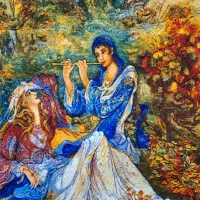 تابلو فرش دستبافت ابریشمی|تابلو فرش|ارومیه, |دیوار