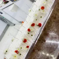 کیک متری عروس