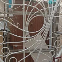 تختخواب فلزی دو نفر با تشک|تخت و سرویس خواب|بجنورد, |دیوار