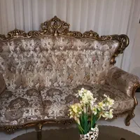 مبل استیل سلطنتی ۹ نفره با جلو مبلی|مبلمان خانگی و میز عسلی|رشت, دیانتی|دیوار