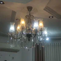 لوستر استیل ۸شاخه