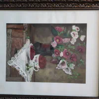 تعداد زیادی قاب نقاشی