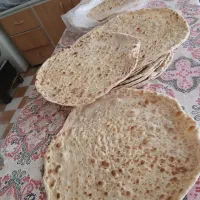 نان خانگی با آرد بومی وبا کیفیت بالا
