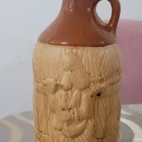 کوزه سفالی لعابی