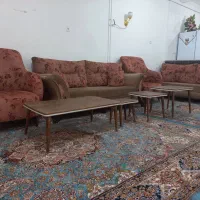 مبل ۷ نفره به همراه ۴ عدد عسلی.